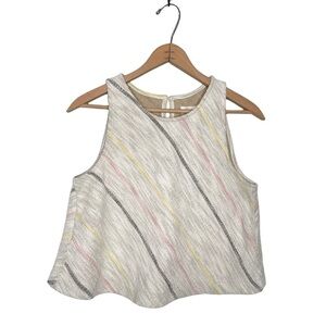 Lou & Grey | Stripe Crop Sleeveless Top